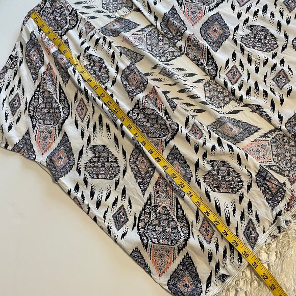 Vince Camuto Marrakech Fringed Kimono Womens Size 2X Cardigan Topper Coverup - Picture 8 of 8